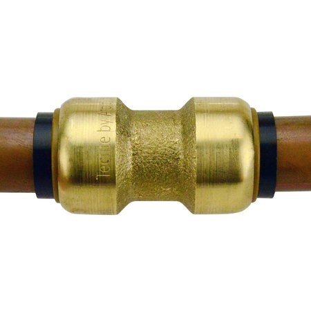 TECTITE BY APOLLO 1/2 in. Brass Push-to-Connect Coupling FSBC12